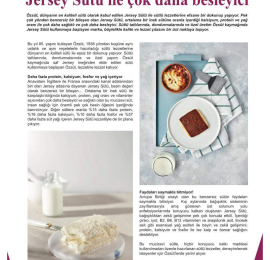 Özsüt Products Are Even More Nutritious with Jersey Milk