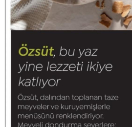 This Summer, Özsüt Doubles the Flavor Once Again